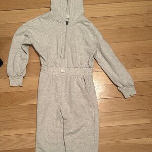 Abercrombie Kids Light Gray Knit Hoodie
